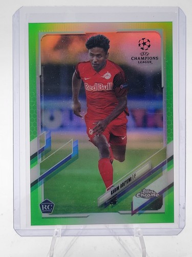 KARIM ADEYEMI 2020-21 TOPPS CHROME UCL GREEN REFRACTOR ROOKIE RC /99 #99 Q8286