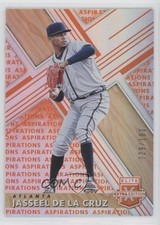2019 Panini Elite Extra Edition Aspirations Orange 29/100 Jasseel De La Cruz s3g