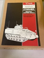 Vintage Alvis Stormer Infantry Fighting Assault Support Carrier Vehicle Brochure