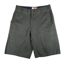 Vintage OP Ocean Pacific Shorts Mens 30 Houndstooth Cotton Chino Flat Front Y2K