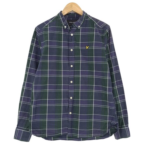Lyle & Scott, Lyle & Scott Kariertes Hemd Vintage Baumwolle Gr. M Herren Mehrfarbig Qf0