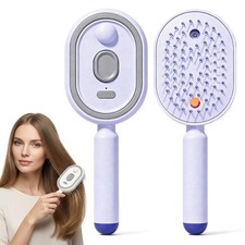 3-in-1 Electric Mist Spray Hair Brush Air Cushion Massage Comb Portable