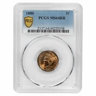1880 Indian Head Cent 1C PCGS MS 64 RB