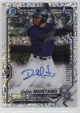 2021 Bowman Chrome Prospects Speckle Refractor 115/299 Daniel Montano Auto 11e1