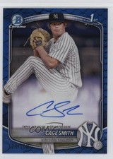 2025 Bowman Chrome Prospect Blue Reptilian Refractor /150 Cade Smith Auto 1s9a