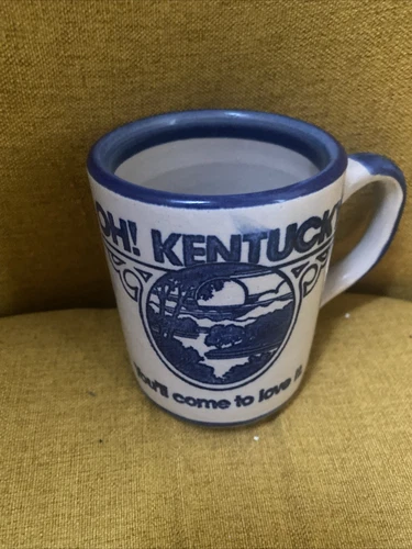 Louisville Stoneware Pottery Coffee Mug “Oh Kentucky “ USA