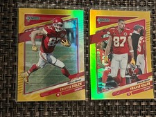 2021 Donruss Premium Gold Holo Press Proof Travis Kelce #118 Base + Variation