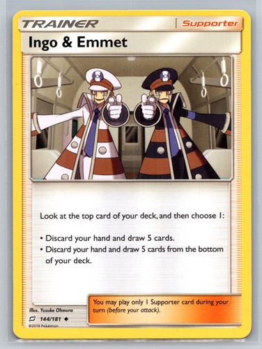 Ingo & Emmet 144/181 - SM - Team Up - Pokémon TCG - LP