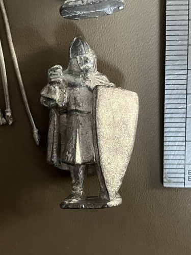 Wargames 28mm Metal Fantasía Histórica Medieval ¡Guardia de la Ciudad y Capitán! - Imagen 2 de 4