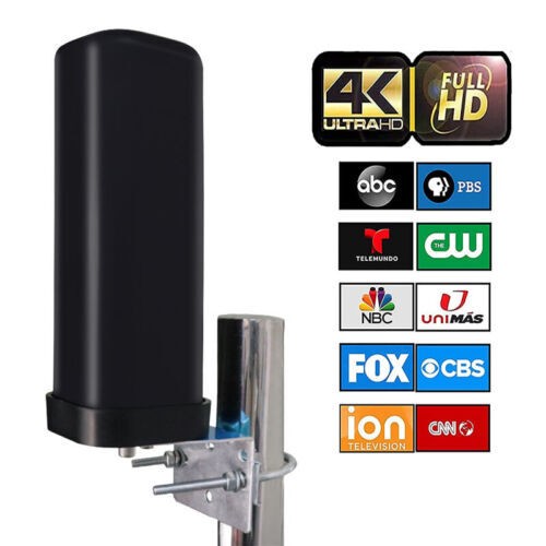 360&deg; Amplified TV Antenna for Outdoor 6000 Miles HD 1080P High Definition 4K-USA