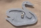 Vintage Pair of Burwood Prod Co. Pale Blue Swans Wall Hangings — photo 7