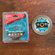 Makita 4 1/2 Inch Turbo Rim Diamond General Purpose Saw Blade # B-69696 New