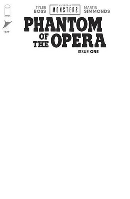 Universal Monsters Phantom of the Opera #1 Blank Sketch Variant Cover H