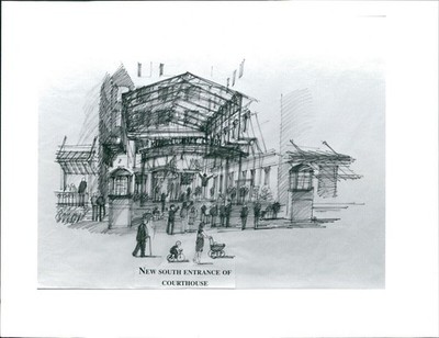 1991 Architects Country Redesign City Hall Park Drawing Business 8X10 Photo