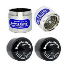 1980 - USA-Made Chrome Plated Wheel Bearing Protectors w/ 19B Bra - Trailer H...
