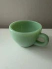 JADEITE FIRE KING OVEN WARE COFFEE CUP TEACUP WITH "C" HANDLE