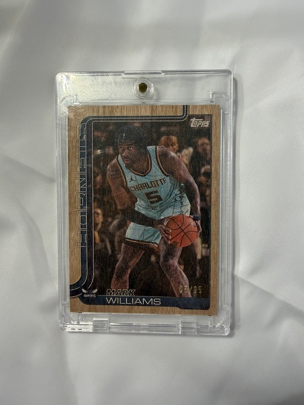 2025-26 Topps - Mark Williams #70 Hard Wood #/25