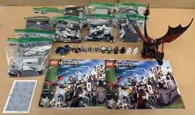 LEGO Castle 7094 King's Castle Siege 10 Minifigures 973 Pieces No Box Pre-Owned