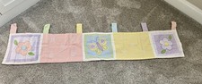 Kids Line Floral Butterfly Multicolor 100 Cotton Valance With Tabs 62 X 15