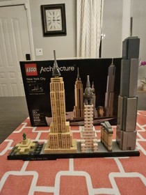 LEGO Architecture New York City Skyline 21028 100% Complete W Box & Instructions