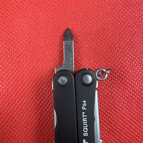 Very Nice Retired BLACK Leatherman Squirt PS4 Multi-Tool, great EDC! “Task aeros - Picture 11 of 15