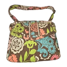 Vera Bradley Floral Tablet Hipster Shoulder/Crossbody Bag Retired Pattern Lola