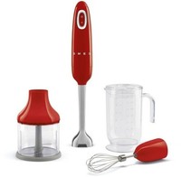 Smeg HBF03RDEU Rot Stabmixer 50Er Retro Style