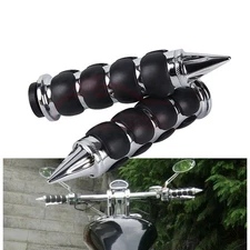 US For Harley Night Train Road King Electra Glide 1"Chrome Handle Bar Hand Grips