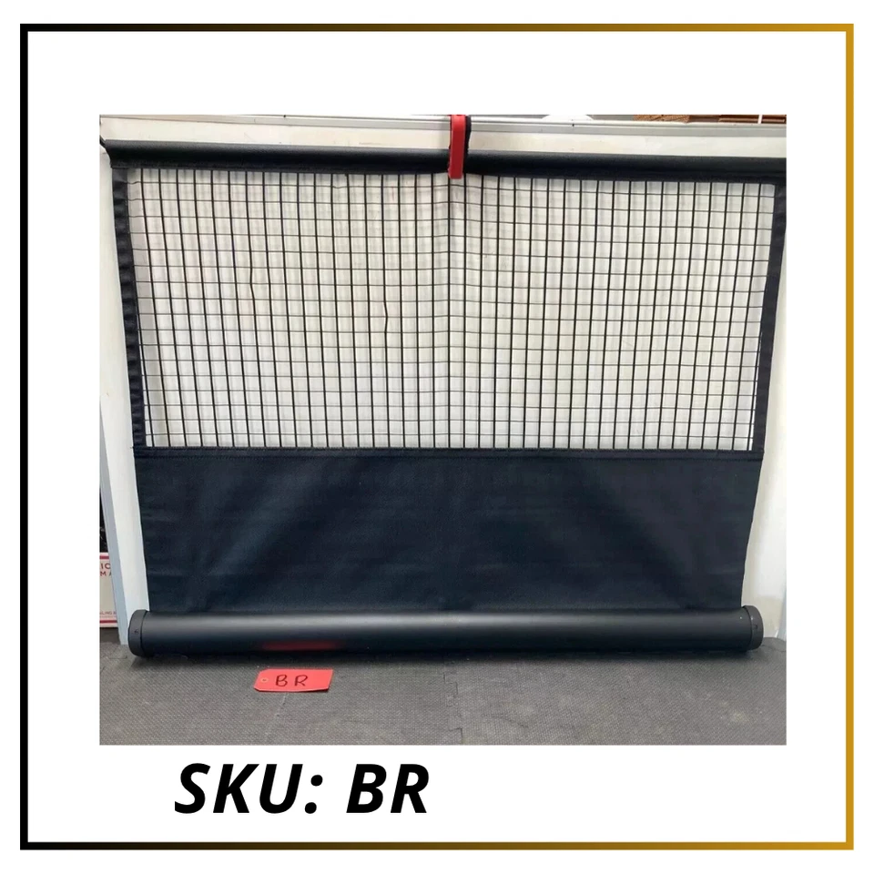 03-10 Conjunto de pantalla de partición de red extraíble Porsche Cayenne OEM 7L6861691D Foto 2 de 4