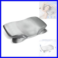 Satin Pillowcase for Cervical Pillow, Ergonomic Case, Smooth Soft Sleeping ...