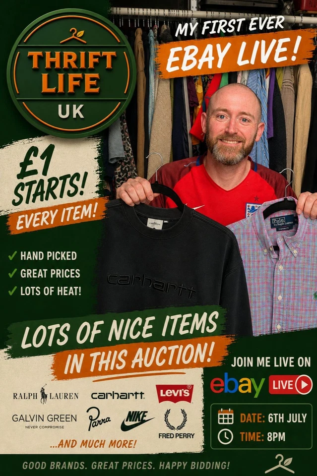🎉 My First Ever eBay Live! £1 Starts on Every Item!