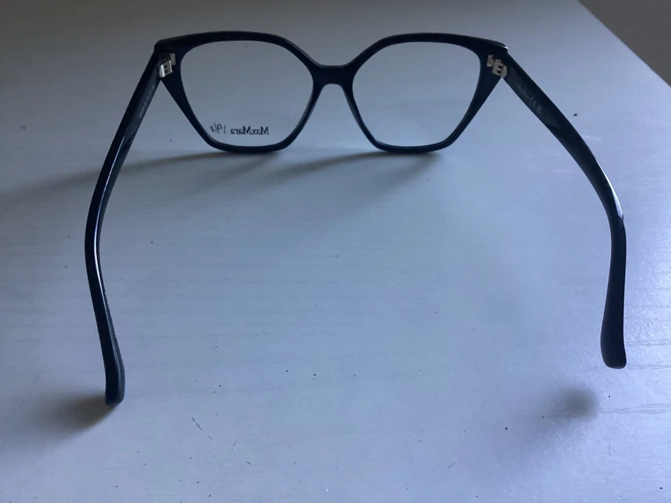 Max Mara MM5085 001 светло-черная пластиковая оправа для очков 55-15-140 - Изображение 3 из 3