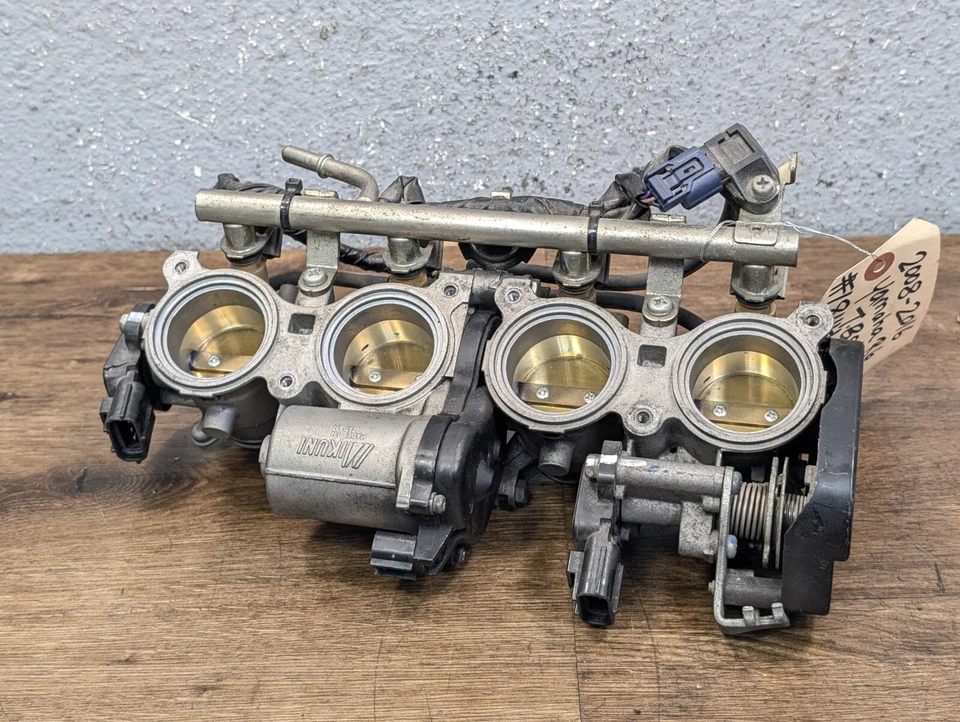 2008-2016 YAMAHA YZF R6 OEM CONJUNTO DE CORPO DO ACELERADOR INJETORES - BN6-13750-01-00 - Imagem 2 de 4