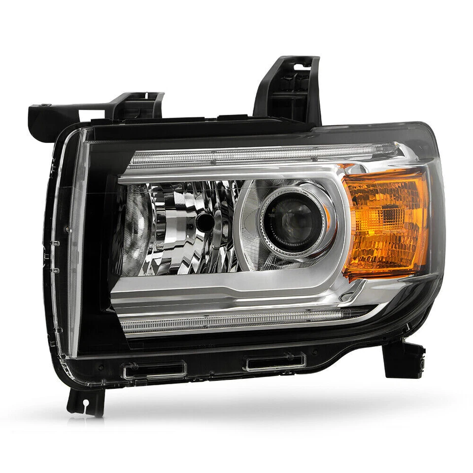 Halogen Headlight For 2015-2022 GMC Canyon LED DRL Projector Left & Right 1 Pair - Изображение 2 из 4