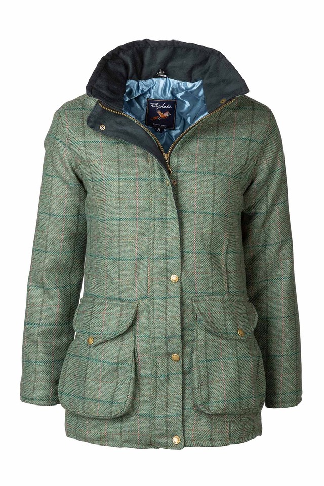 Veste Enfant Rydale, Tweed à Carreaux Country, Taille 28 (environ 8-10 Ans), Fabriquée Au Royaume-Uni, Occasion