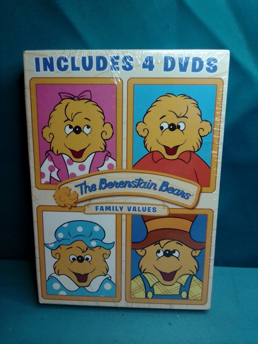 The Berenstain Bears ~ Family Values 4 DVD Set ~ Factory Sealed | eBay 