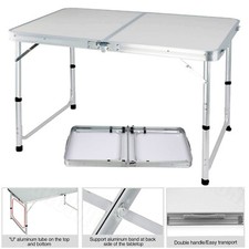 Folding Table Camping Garden Fold Away Dining Tables Party Buffet BBQ Picnic NEW