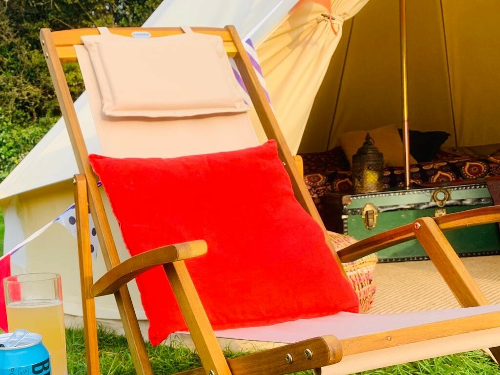 GLAMPING 5m BELL TENT *HIRE* South Wales Coast Gower Brecon Tenby