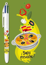 BIC STYLO 4 COULEURS COLLECTOR - COLLECTION " ESPAGNE " - PAELLA