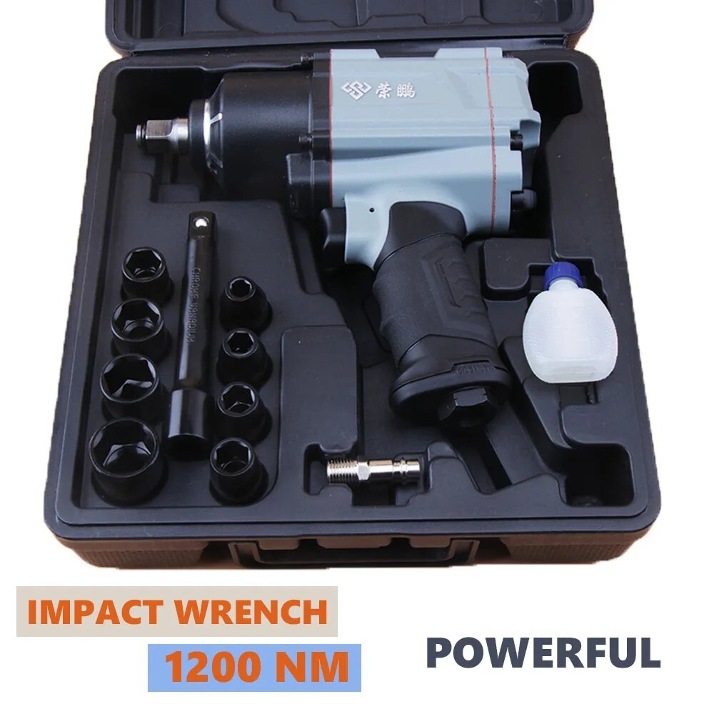 1200NM Impact Wrench Powerful Pneumatic Wrench Professional Auto