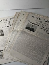  University of Birmingham guild of undergraduates 1940's newsletters