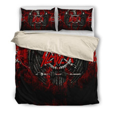 Music Gift Idea For Fans Slayer Full Bedding Duvet Cover Set (4pcs)