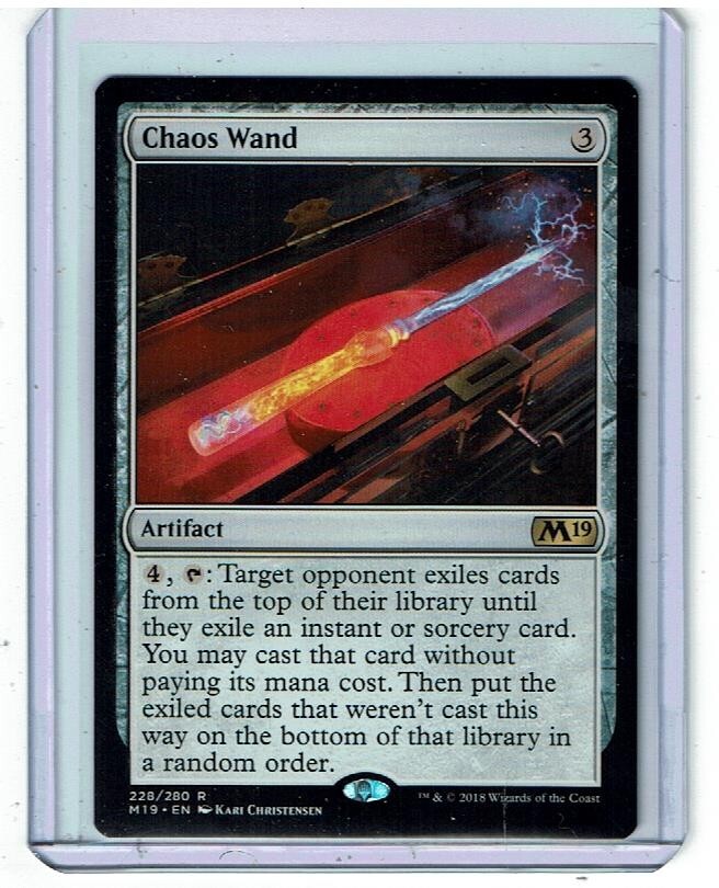 デジタルモンスター　エボリューションキャンペーン　Wカードセット　当選品 Chaos Wand - 2019 Core Set - Magic the Gathering | eBay