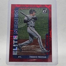 2021 Panini Donruss Baseball Freddie Freeman Elite Series Red /149