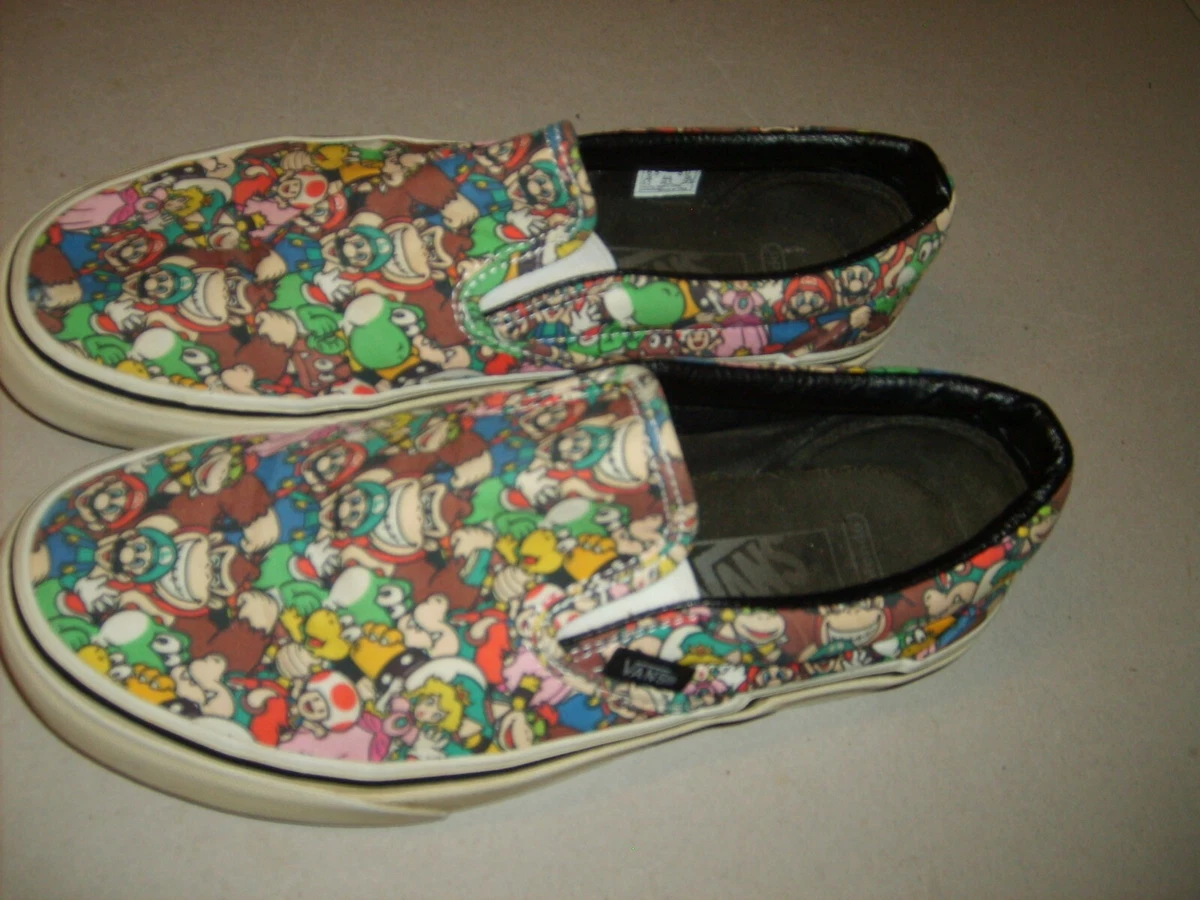 Mario vans top slip on