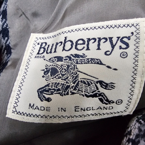 Burberrys London Wool Silk Smart Tailored Tweed Blazer Jacket Womens Size 14 Reg - Picture 4 of 7