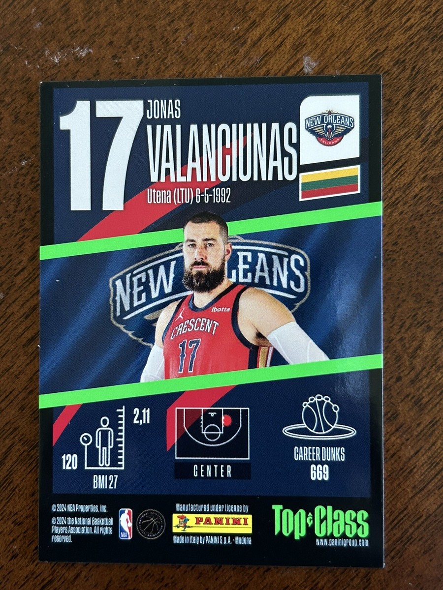 panini NBAカード 1of1 JONAS valanciunas選手 面倒臭い