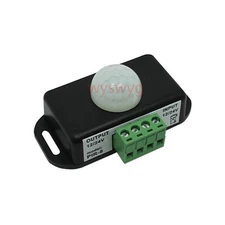 Motion Sensor Switch DC12V-24V 6A Infrared PIR Auto ON OFF For LED/Alarm Speaker