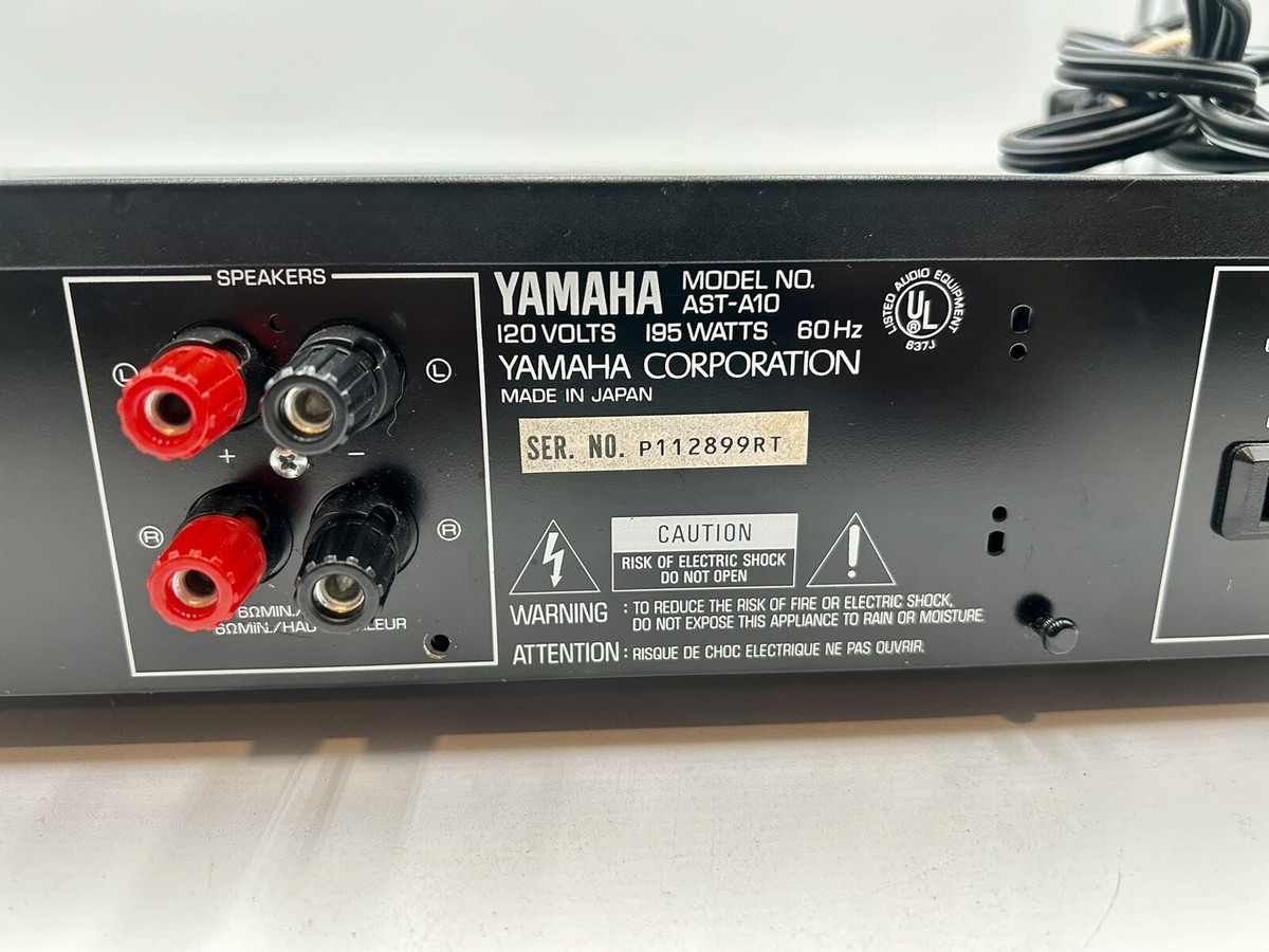 1989 Yamaha AST-A10 Active Servo Processing Power Amplifier & AST