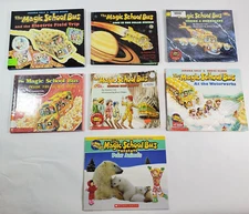 Lot of 7 Magic School Bus Books by Joanna Coles Scholastic HC and PB